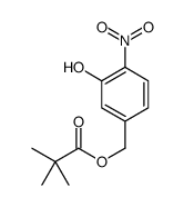 3-羟基-4-硝基苄基三甲基乙酸盐结构式