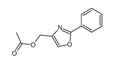 2-phenyl-4-(acetoxymethyl)oxazole结构式