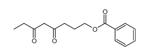 Benzoic acid 4,6-dioxo-octyl ester结构式