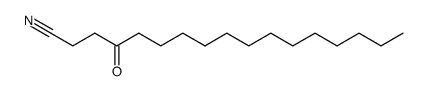 4-oxo-heptadecanenitrile Structure