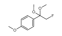 1-(2-fluoro-1,1-dimethoxyethyl)-4-methoxybenzene Structure