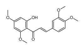 2''-HYDROXY-3,4,4'',6''-TETRAMETHOXYCHALCONE结构式