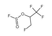 1,3,3,3-tetrafluoro-2-propyl fluorosulfite结构式