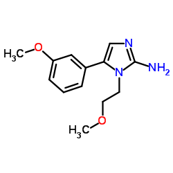 1-(2-Methoxyethyl)-5-(3-methoxyphenyl)-1H-imidazol-2-amine图片