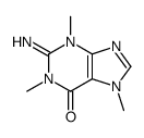 2-imino-1,3,7-trimethylpurin-6-one Structure