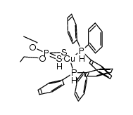 (diethyl dithiophosphato-S,S')bis(triphenylphosphine)copper(I) Structure