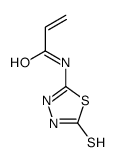 N-(2-sulfanylidene-3H-1,3,4-thiadiazol-5-yl)prop-2-enamide结构式