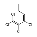 (3Z)-1,1,2,3-tetrachlorohexa-1,3,5-triene Structure