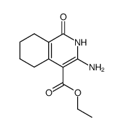 1,2,5,6,7,8-Hexahydro-1-oxo-isochinolin-4-carbonsaeureethylester结构式