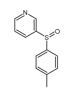 (+/-)-3-(p-tolylsulfinyl)pyridine Structure