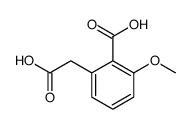 2-Carboxy-3-methoxybenzeneacetic acid结构式