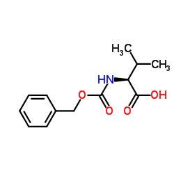 CBZ-L-缬氨酸结构式