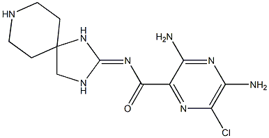 3,5-diamino-6-chloropyrazine-2-carboxylic acid [1,3,8-triazaspiro[4.5]dec-(2E)-ylidene]amide picture