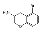 5-bromo-3,4-dihydro-2H-chromen-3-amine Structure