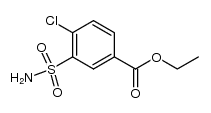 Benzoic acid, 3-(aminosulfonyl)-4-chloro-, ethyl ester结构式