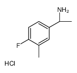 (S)-1-(4-Fluoro-3-methylphenyl)ethanamine hydrochloride Structure