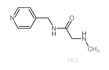 2-(Methylamino)-N-(4-pyridinylmethyl)acetamide hydrochloride Structure