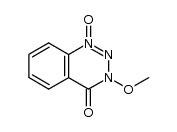 3-methoxy-1,2,3-benzotriazin-4(3H)-one 1-oxide Structure