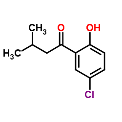 1-BUTANONE, 1-(5-CHLORO-2-HYDROXYPHENYL)-3-METHYL- Structure