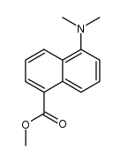 5-Dimethylamino-1-naphthalincarbonsaeuremethylester Structure