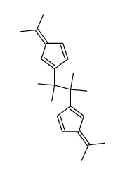 2,3-bis<3-(1-methylethylidene)cyclopenta-1,4-diene>-2,3-dimethylbutane Structure