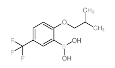 (2-ISOBUTOXY-5-(TRIFLUOROMETHYL)PHENYL)BORONIC ACID Structure