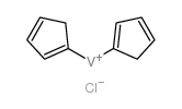 二(环戊基)氯化钒结构式