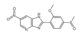 2-(2-methoxy-4-(methylsulfinyl)phenyl)-6-nitro-1H-imidazo[4,5-b]pyridine Structure