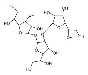 O-beta-D-Galactofuranosyl-(1-3)-O-(beta-D-galactofuranosyl-(1-5))-alph a-D-galactofuranose structure