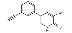 5-(m-cyanophenyl)-3-hydroxypyridin-2(1H)-one结构式