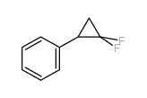 1,1-DIFLUORO-2-PHENYL-CYCLOPROPANE Structure