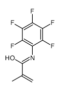 2-methyl-N-(2,3,4,5,6-pentafluorophenyl)prop-2-enamide Structure