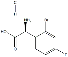 (S)-2-氨基-2-(2-溴-4-氟苯基)乙酸盐酸盐图片