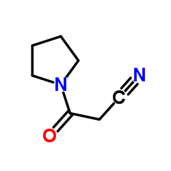 1-Cyanoacetylpyrrolidine structure