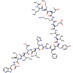 ACETYL-(ALA11·15)-ENDOTHELIN-1 (6-21)结构式