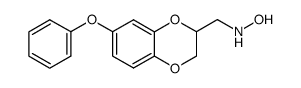 2-((N-hydroxyamino)methyl)-7-phenoxy-1,4-benzodioxan Structure