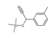 α-[(trimethylsilyl)oxy]-3-methylphenylacetonitrile结构式