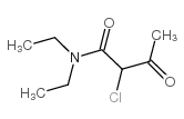 2-CHLORO-N,N-DIETHYLACETOACETAMIDE Structure