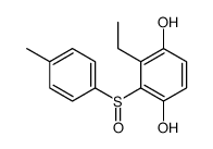 2-ethyl-3-[(S)-(4-methylphenyl)sulfinyl]benzene-1,4-diol Structure