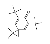 1,1-dimethyl-5,7-di-t-butylspiro[2.5]octa-4,7-dien-6-one Structure