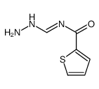 N-(hydrazinylmethylidene)thiophene-2-carboxamide结构式