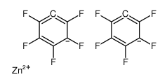 BIS(PENTAFLUOROPHENYL)ZINC structure