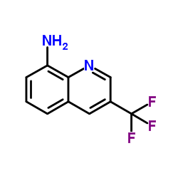 3-(三氟甲基)喹啉-8-胺结构式