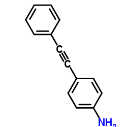 4-(Phenylethynyl)aniline structure