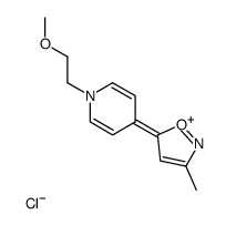 5-[1-(2-methoxyethyl)pyridin-1-ium-4-yl]-3-methyl-1,2-oxazole,chloride结构式