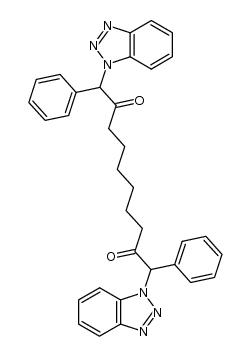 1,10-bis(1H-benzo[d][1,2,3]triazol-1-yl)-1,10-diphenyldecane-2,9-dione Structure