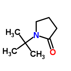 1-tert-Butylpyrrolidin-2-one Structure