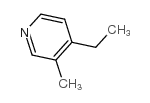 3-METHYL-4-ETHYL PYRIDINE Structure