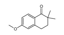 2,2-dimethyl-6-methoxy-3,4-dihydro-2H-naphthalen-1-one Structure