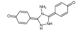 4-[4-AMINO-5-(4-HYDROXYPHENYL)-4H-1,2,4-TRIAZOL-3-YL]BENZENOL结构式